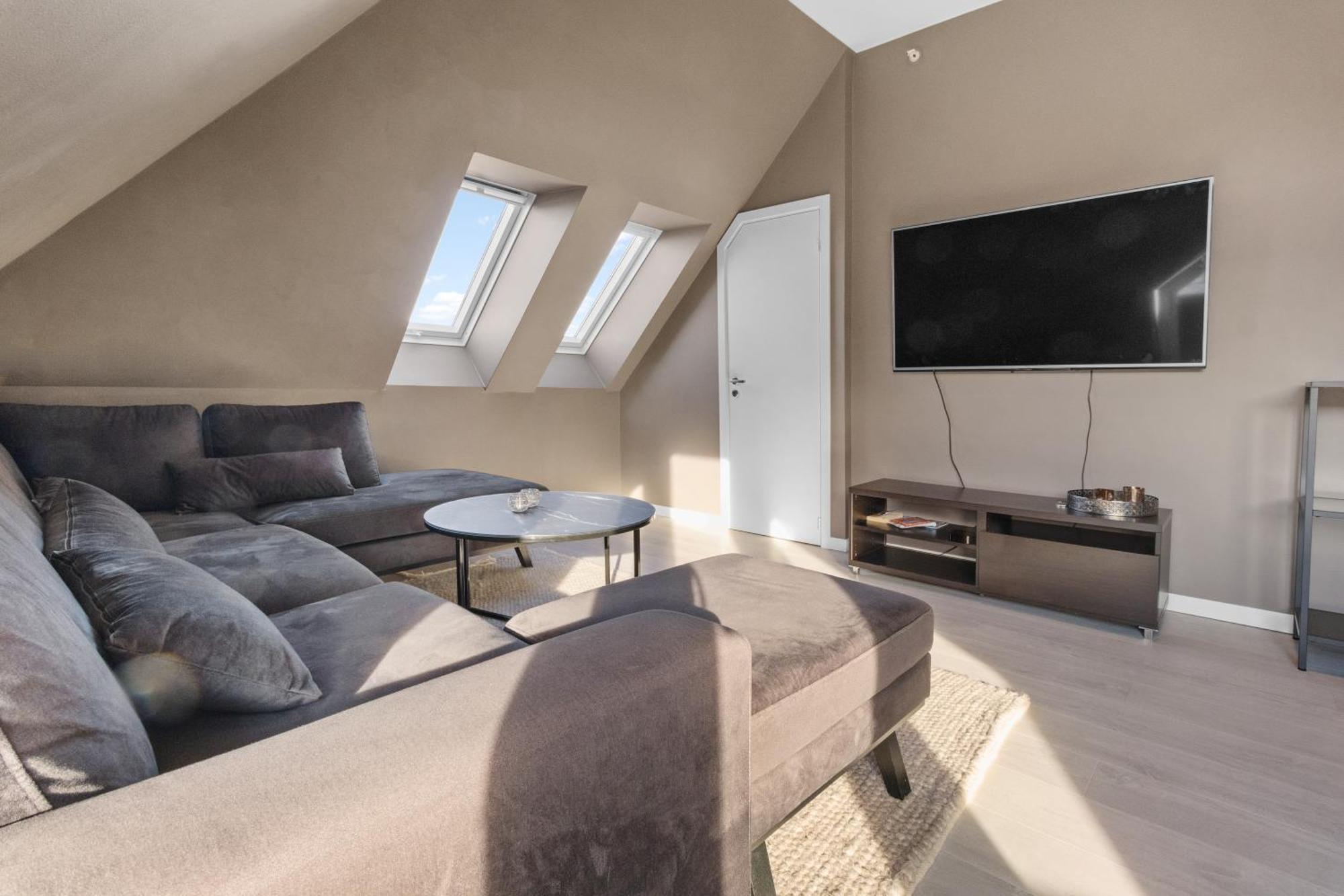 Penthouse Apartment In Bergen Exteriör bild