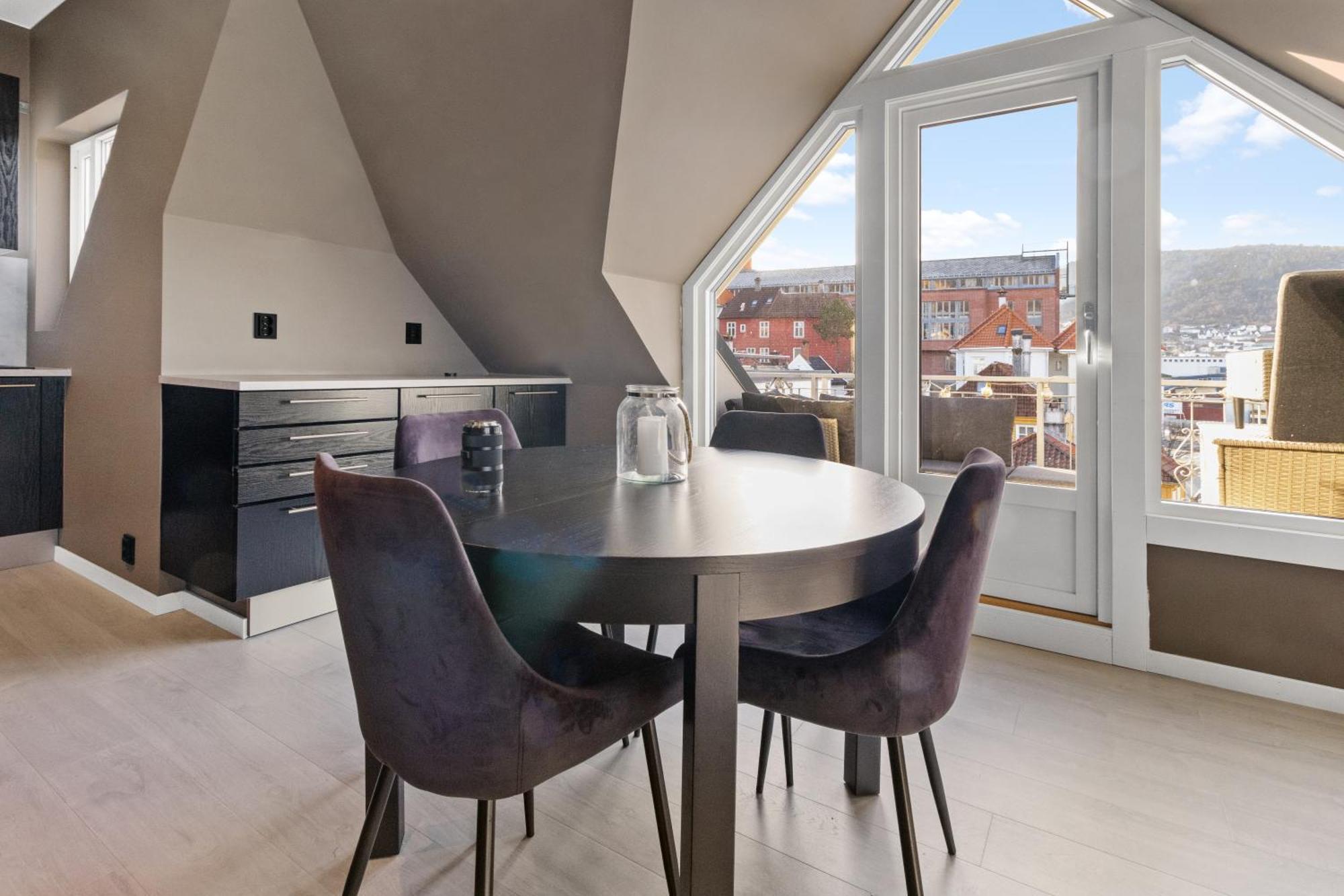 Penthouse Apartment In Bergen Exteriör bild