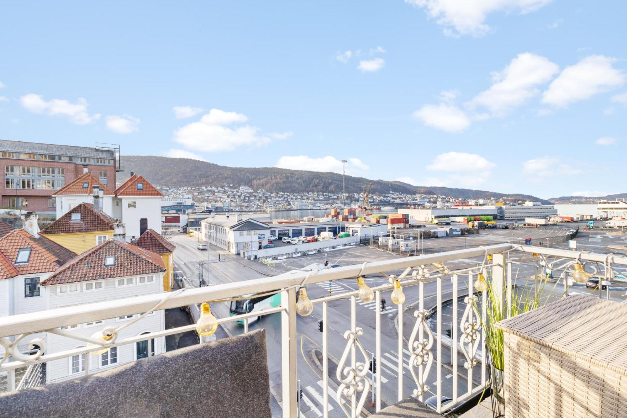 Penthouse Apartment In Bergen Exteriör bild